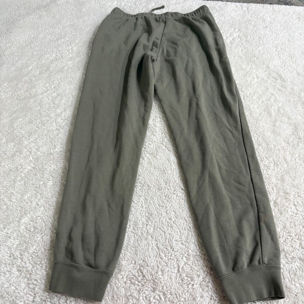 Nike Womens Green Cotton M Preppy Running Athleisure Luxe Sports Loungewear - Picture 3 of 7
